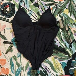 J. Crew new with tags black swim suit